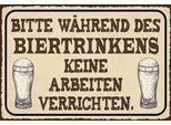 Vianmo Insegna In Legno 20X30 Cm Bitte WäHrend Biertrinkens Keine