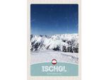 Vianmo Insegna In Legno 30X20 Cm Ischgl ÖStereich Winter WäLder