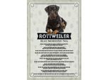 Vianmo Insegna In Legno 30X20 Cm Tiere Rottweiler Hausordnung Hunde