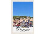 Vianmo Insegna In Legno 30X20 Cm Provence Frankreich Boote Stadt