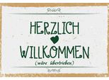 Vianmo Insegna In Legno 20X30 Cm Herzlich Willkommen WäRe üBertrieben