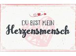 Vianmo Insegna In Legno 20X30 Cm Du Bist Mein Herzensmensch