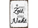 Vianmo Insegna In Legno 30X20 Cm Kommt Ziet, Kommt Naht Hobby