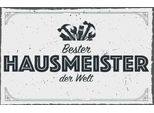 Vianmo Insegna In Legno 20X30 Cm Bester Hausmeister Der Welt
