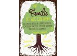 Vianmo Insegna In Legno 30X20 Cm Familie Ist Baum Halten Alles Zusammen