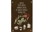 Vianmo Insegna In Legno 30X20 Cm Ich Mag Kaffee Herz