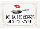 Vianmo Insegna In Legno 20X30 Cm Ich KüSse Besser Als Ich Koche