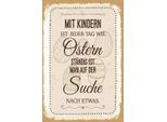 Vianmo Insegna In Legno 30X20 Cm Mit Kindern Jeder Tag Wie Ostern