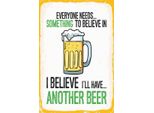 Vianmo Insegna In Legno 30X20 Cm Bier I´Ll Have Another Beer