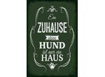 Vianmo Insegna In Legno 30X20 Cm Hund Zuhause Ist Nur Ein Haus