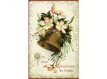 Vianmo Insegna In Legno 30X20 Cm Santa Claus Winterzeit