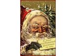 Vianmo Insegna In Legno 30X20 Cm Weihnachtsmann Winter Schnee Christmas