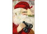 Vianmo Insegna In Legno 30X20 Cm Schnee Winter Santa Claus