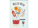 Vianmo Insegna In Legno 30X20 Cm Mulled Wine Orange Wine Anise
