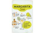 Vianmo Insegna In Legno 30X20 Cm Margarita Recipe Orange Lime