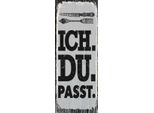 Vianmo Insegna In Legno 27X10 Cm Ich Du Passt Gabel Messer
