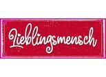 Vianmo Insegna In Legno 10X27 Cm Lieblingsmensch