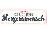 Vianmo Insegna In Legno 10X27 Cm Du Bist Mein Herzensmensch