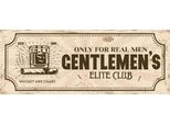 Vianmo Insegna In Legno 10X27 Cm Whiskey Cigars Elite Club Real Men
