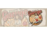 Vianmo Insegna In Legno 10X27 Cm Welcome To Garage Mechanic On