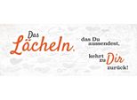 Vianmo Insegna In Legno 10X27 Cm Das LäCheln Kommt ZurüCk