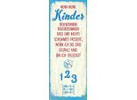 Vianmo Insegna In Legno 27X10 Cm Kinder Wenn Ich Bis Drei ZäHle