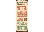 Vianmo Insegna In Legno 27X10 Cm Tiere Mittel Gegen Stress 4 Pfoten