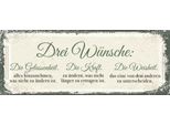 Vianmo Insegna In Legno 10X27 Cm 3 WüNsche Gelassenheit Krafrt