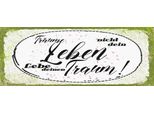Vianmo Insegna In Legno 10X27 Cm TräUme Nicht Dein Leben Lebe Traum