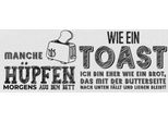 Vianmo Insegna In Legno 10X27 Cm Ich Wie Brot Nach Unten FäLlt