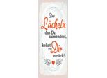 Vianmo Insegna In Legno 27X10 Cm LäCheln Kommt Zu Dir ZurüCk