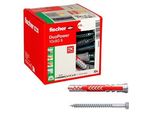 fischer DuoPower 10x80 S 2K 538257 Dübel mit Schrauben Ø 10 mm x 80 mm, 10 Stück
