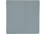 Msv Tappetino Doccia Premium Tappetino Da Bagno Antibatterico Antiscivolo Con Ventose - Grigio - Circa 54 X 54 Cm - Profuma Di Rose - Lavabile A 60° Gradi