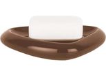 Spirella Portasapone Look Pietra Accessori Bagno Decorativi Portasapone "Etna"" Dimensioni: 15 X 11 X 3 Cm - Marrone"
