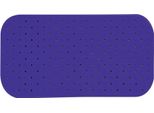 Msv Premium Tappetino Da Doccia Tappetino Da Bagno Tappetino Da Bagno Antibatterico Antiscivolo Con Ventose - Blu - Profuma Di Rose - Circa 36 X 76 Cm - Lavabile A 60° Gradi