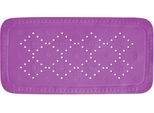 Tappeto Da Doccia Spirella Tappeto Da Bagno Tappeto Da Bagno Antibatterico Antiscivolo Con Ventose - Alaska Purple - Circa 36 X 71 Cm