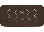 Tappeto Da Doccia Spirella Tappeto Da Bagno Tappeto Da Bagno Antibatterico Antiscivolo Con Ventose - Alaska Black - Circa 36 X 71 Cm