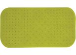Msv Premium Tappetino Da Doccia Tappetino Da Bagno Tappetino Da Bagno Antibatterico Antiscivolo Con Ventose - Verde - Profuma Di Rose - Circa 36 X 76 Cm - Lavabile A 60° Gradi