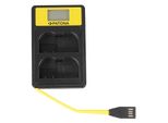 Caricabatterie Doppio Nikon EN-EL15/EN-EL15B/EN-EL15C Con Lcd, Usb