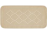 Tappeto Da Doccia Spirella Tappeto Da Bagno Tappeto Da Bagno Antibatterico Antiscivolo Con Ventose - Alaska Bahama Beige - Circa 36 X 91 Cm