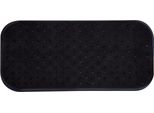 Msv Premium Tappetino Da Doccia Tappetino Da Bagno Tappetino Da Bagno Antibatterico Antiscivolo Con Ventose - Nero - Profuma Di Rose - Circa 36 X 97 Cm - Lavabile A 60° Gradi
