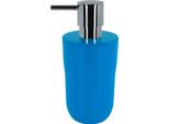 Dispenser Spirella Per Sapone Liquido "Cocco"", Capacità 7,5 X 7,5 X 16,5 Cm - 300Ml - Blu"