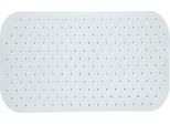 Msv Premium Tappetino Da Doccia Tappetino Da Bagno Tappetino Da Bagno Antibatterico Antiscivolo Con Ventose - Bianco - Profuma Di Rose - Circa 36 X 65 Cm - Lavabile A 60° Gradi