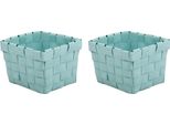 Msv Cestino Piccolo Verde Pastello Set Di 2