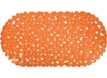 Msv Tappetino Per Doccia Tappetino Per Vasca Tappetino Antiscivolo Tappetino Per Doccia 35X68 Cm Ciottolo Arancione
