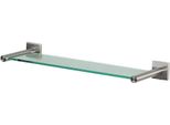 Mensola In Vetro Da Parete Spirella "Nyo"" Mensola Da Bagno Mensola Da Parete Per Il Bagno In Vetro E Acciaio Inox 40Cm - Da Incollare E Forare"