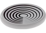 Portasapone Spirella Accessori Decorativi Per Il Bagno Portasapone "Trait"" Dimensioni: 11 X 11 X 1,5 Cm - Nero/Bianco"