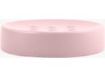 Spirella Portasapone Look Pietra Accessori Bagno Decorativi Portasapone "Tube"" Dimensioni: 11 X 11 X 3 Cm - Rosa Opaco"