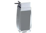 Msv Dispenser Per Sapone "Anzio"" Dispenser Per Sapone Liquido, Capacità 6 X 5 X 15,5 Cm - Grigio"