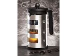 Teiera E Caffettiera Con Colino French Press 600 Ml Collezione Nero Argento Berlingerhaus BH-7806